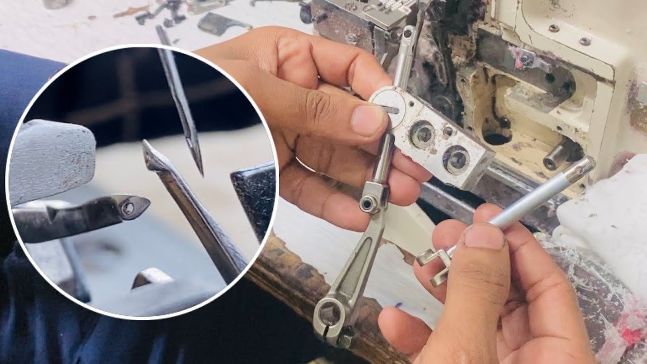 Overlock Machine Goli Set Change Karne Ka Tariqa