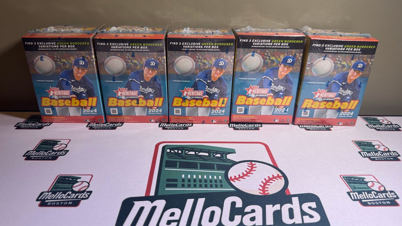 SICK Paul Skenes Hit! Opening (5) 2024 Topps Heritage High Number Blaster Boxes!