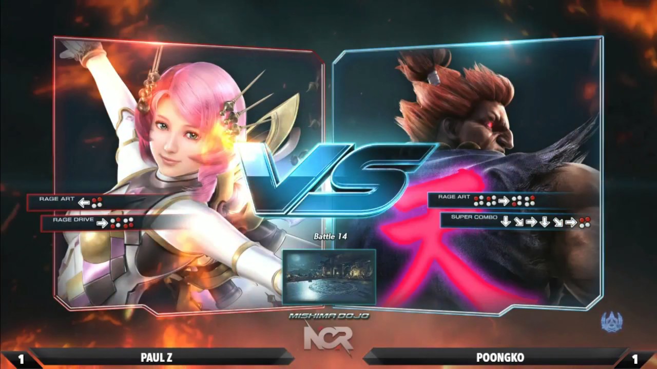 NCR 2017 TEKKEN 7 (PAUL Z) vs (POONGKO)
