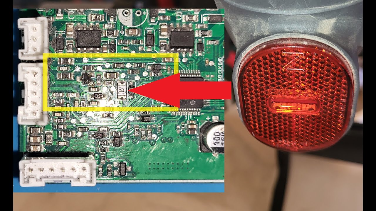 Fusible luz trasera xiaomi scooter 4 pro