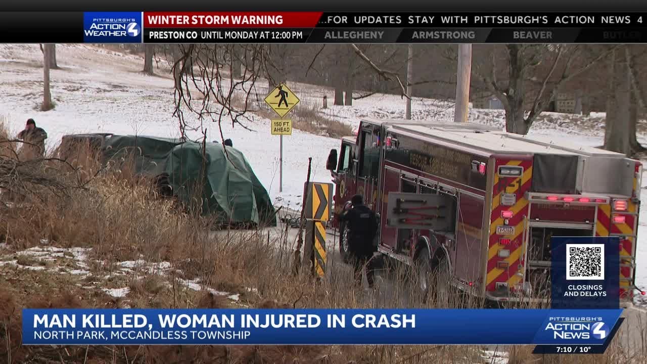 1 dead, 1 injured after North Park crash in McCandless