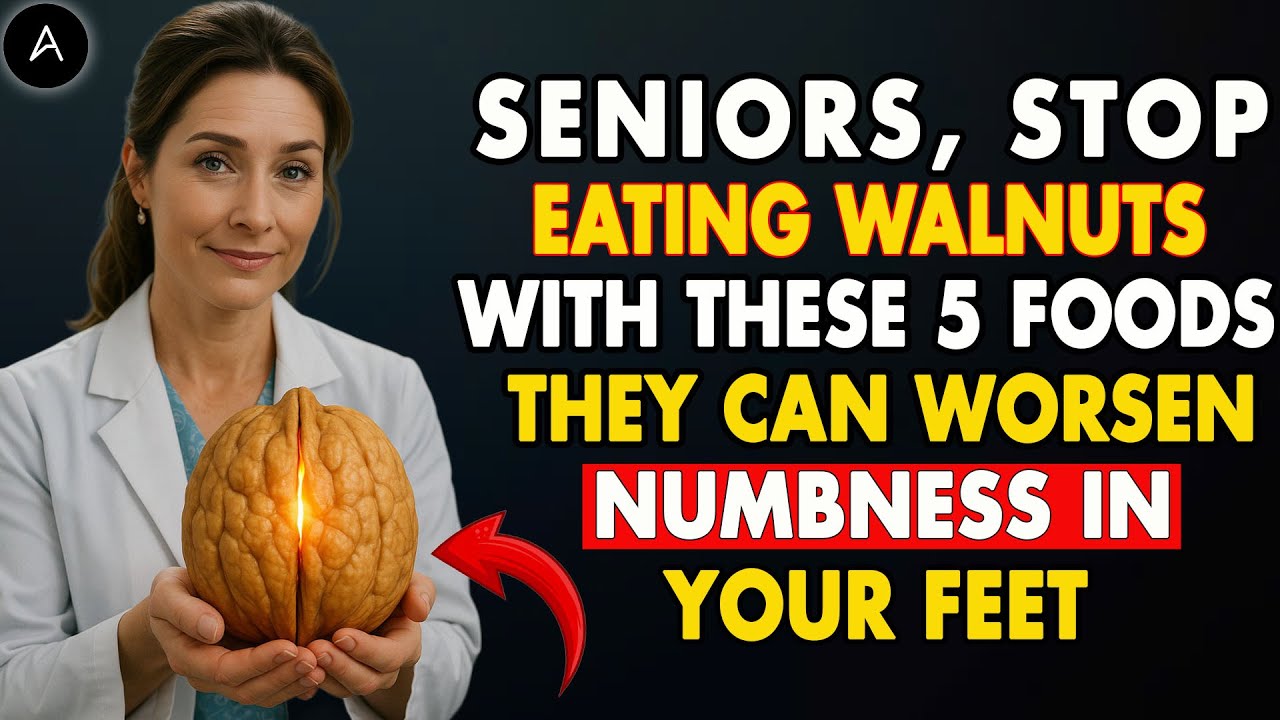 Seniors, Stop Eating WALNUTS With These 5 Foods &ndash; They Can Worsen Numbness in Your Feet