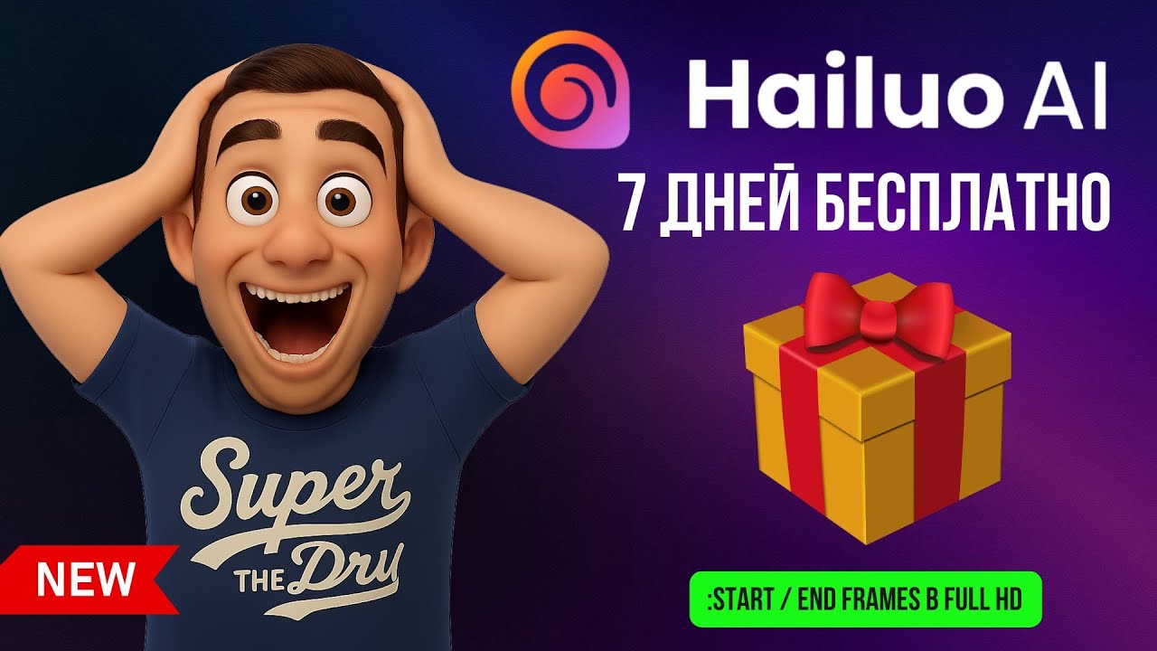 HAILUO БЕСПЛАТНО?! 🤯🎁
