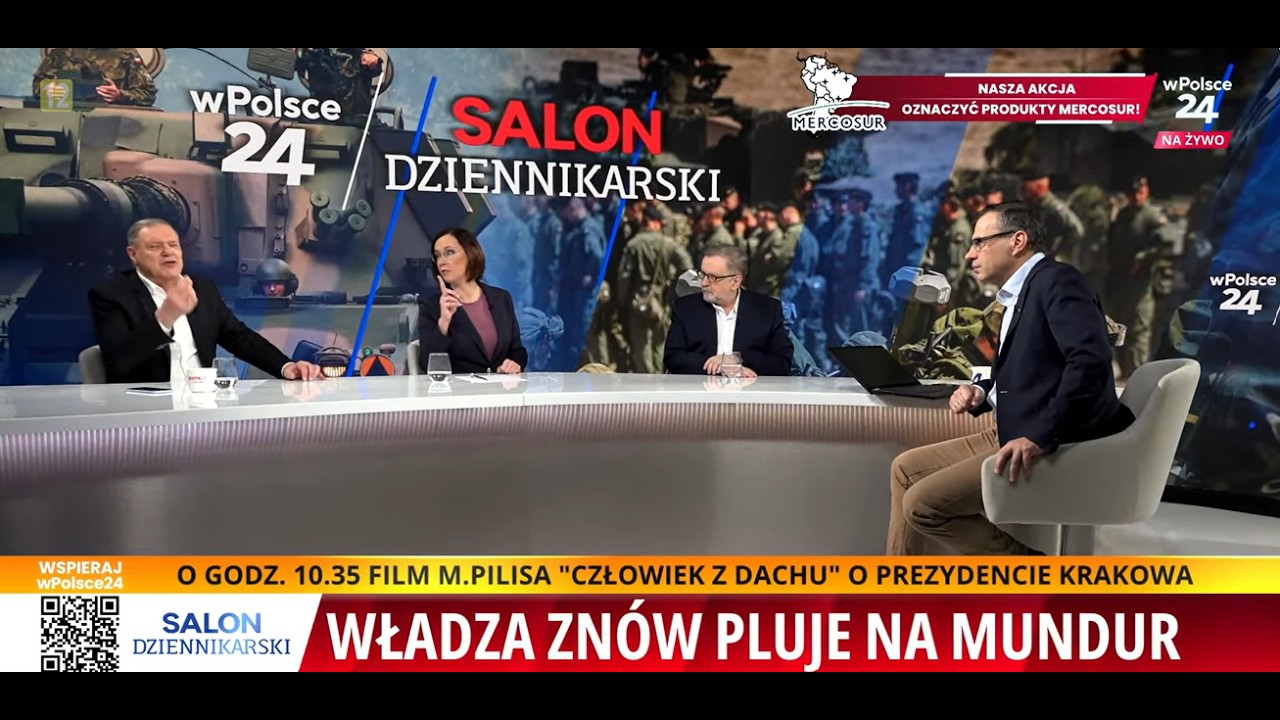 Likwidator TVP obrońcą syryjskiego migranta! Żołnierz ma zarzuty! Salon Dziennikarski 31.01.2026