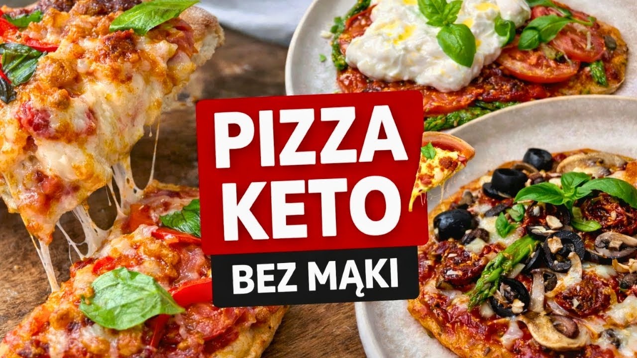 Pizza LOW CARB & KETO 🍕 3 wersje z AIR FRYERA