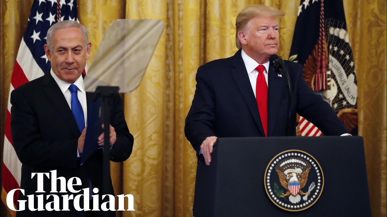Trump and Netanyahu unveil Middle East 'peace plan' –  watch live
