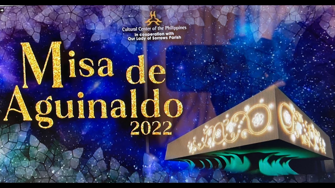 Dec 24 - Misa de Aguinaldo sponsored by CCP | Fr. Mario Sobrejuanite, SSP.