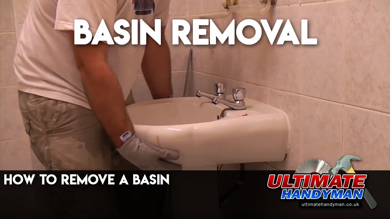 How to remove a basin