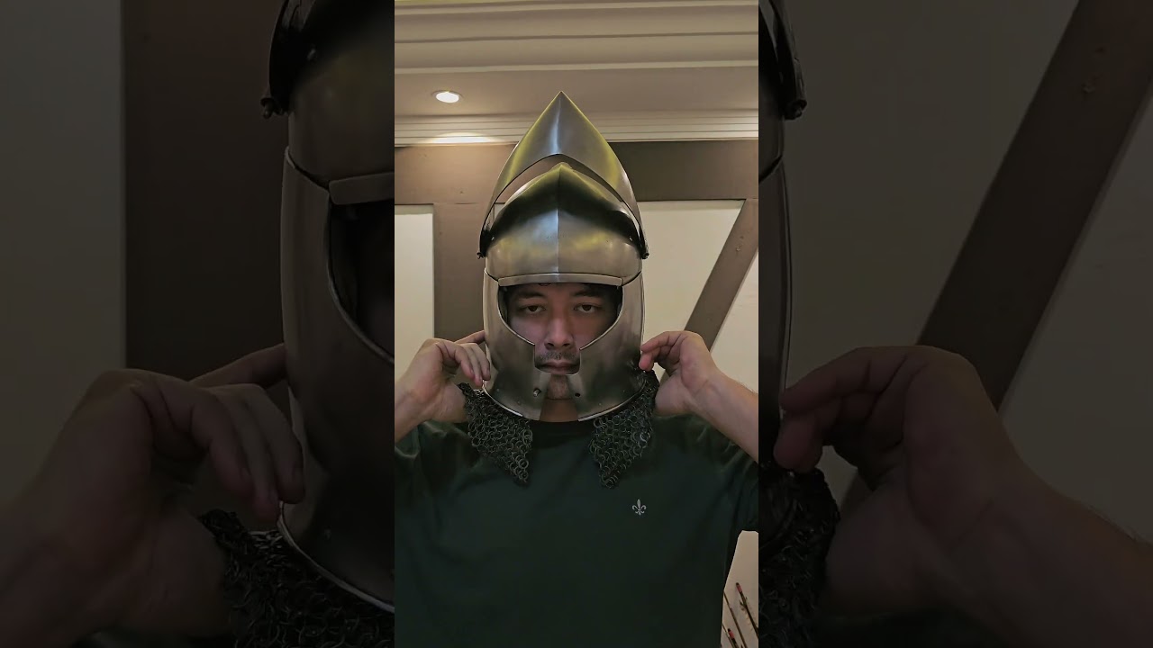 armet #curiosidadeshistoricas #armadura #history #armor #knight #asmr #medieval #gameofthrones