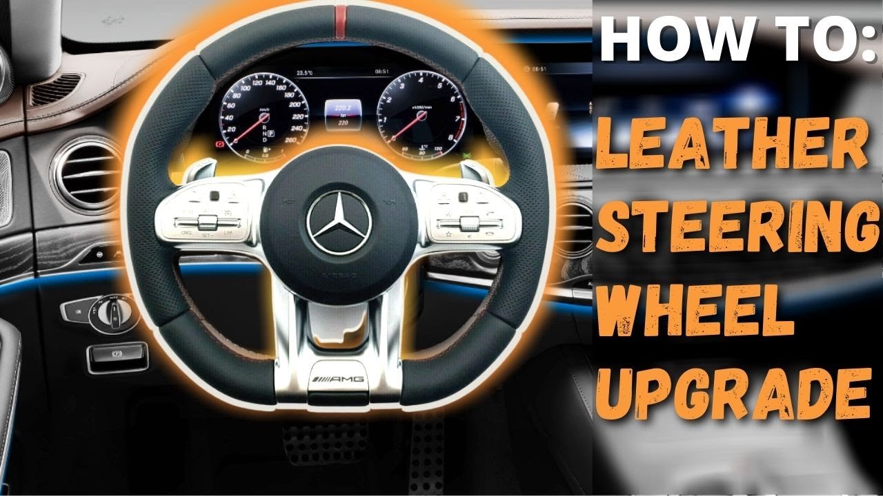 DIY STEERING WHEEL UPGRADE | How to wrap your steering wheel in leather | Steering Wheel Repair