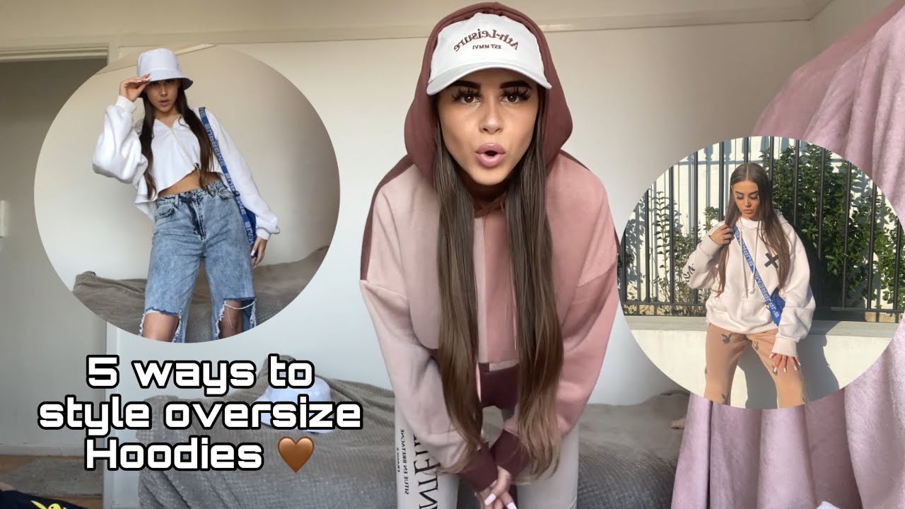 5 ways to style oversize hoodies