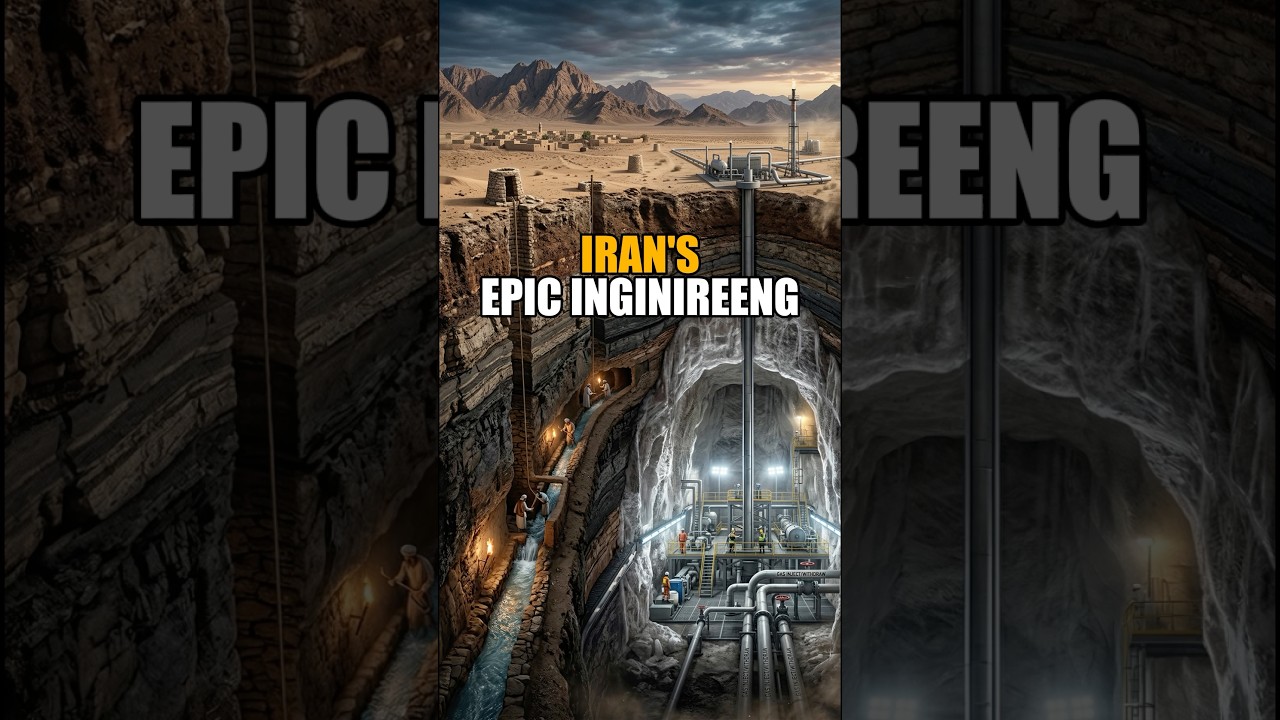 What Iran Built Beneath the Desert #engineering #iran