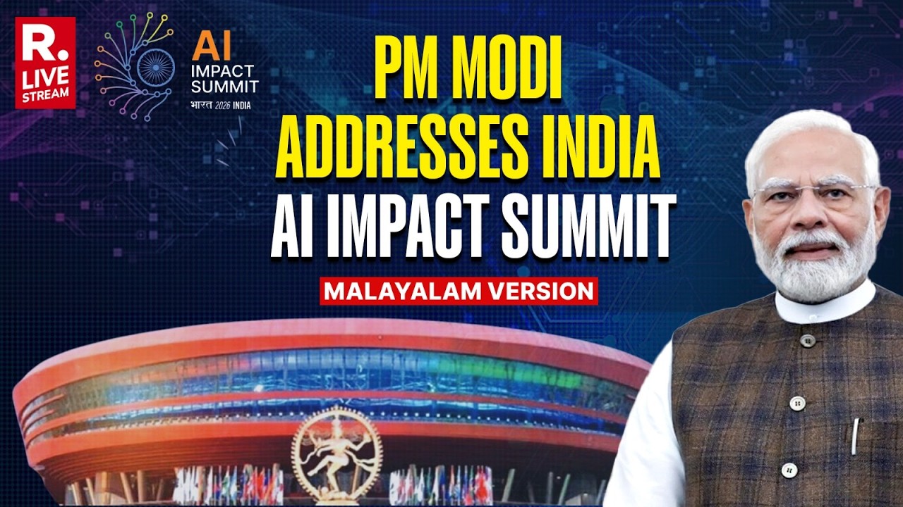 LIVE: PM Modi’s Speech During India AI Impact Summit 2026 | Malayalam Version | AI-Generated Audio