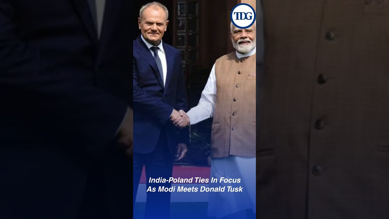 PM Modi Meets Donald Tusk At Hyderabad House In New Delhi