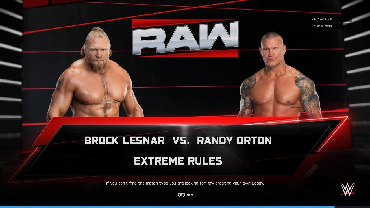 Brock Lesnar vs Randy Orton | Epic Match