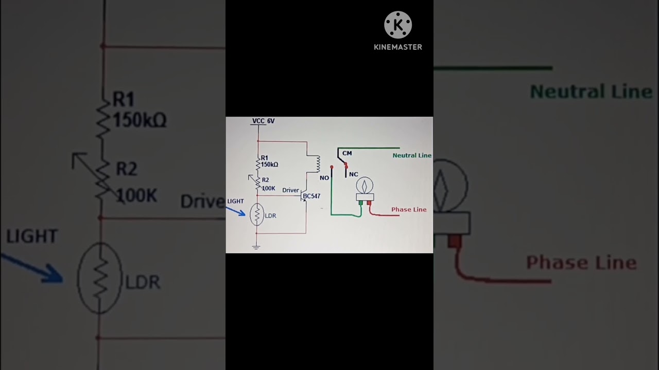 #darkness activated circuit #diagram #to switch 220v ac circuit #using 5v or 12v dc power