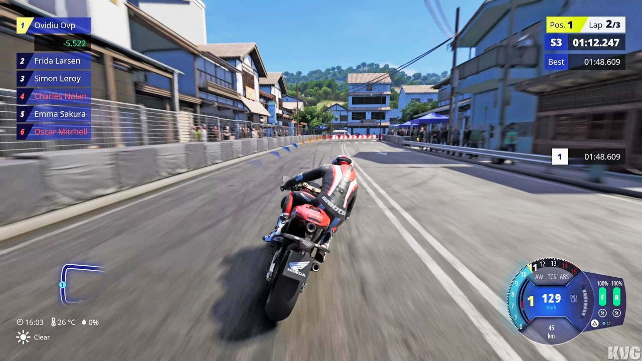 RIDE 6 - Kanto Temples (South Course) - Gameplay (PS5 UHD) [4K60FPS]