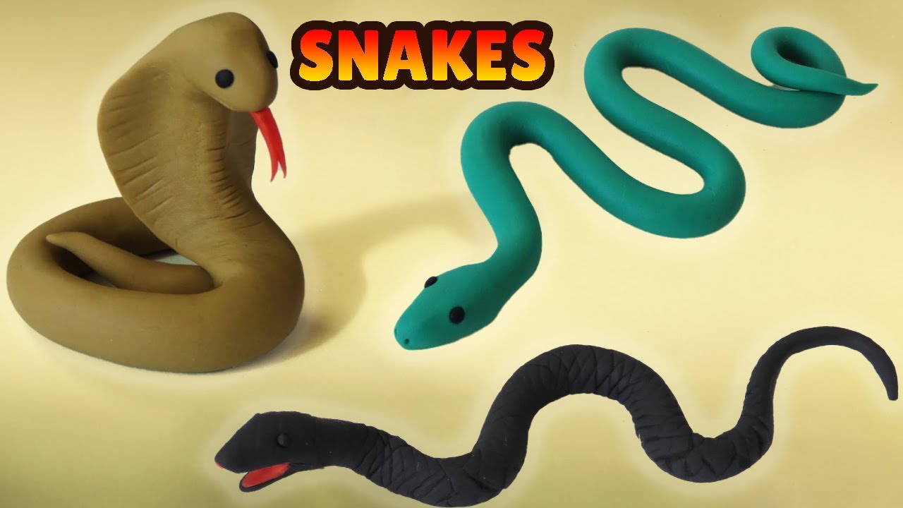 🔴 DIY How to Make SNAKES Compilation - Easy Polymer Clay, plastilina, Fondant Cakes Tutorial