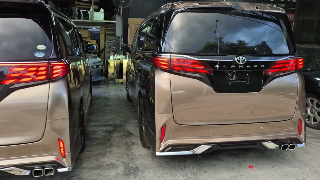 TOYOTA VELLFIRE AND ALPHARD AGH30 AND ANH20 CONVERT TO AGH40 BODY PARTS (J-EMOTION DESIGN)