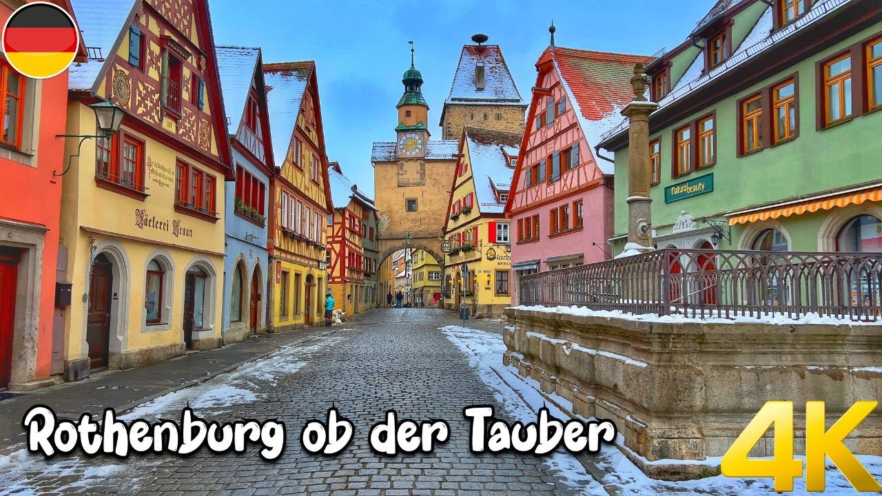Rothenburg ob der Tauber - One of the Most Beautiful German Towns - Charming unique town