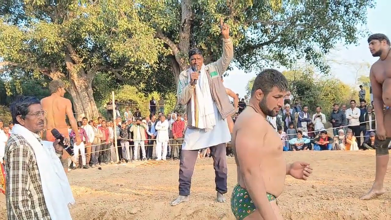 भीम पहलवान और स्टील बॉडी पहलवान// दिमान शत्रुघ्न सिंह विराट दंगल ग्राम मलहेटा 2026