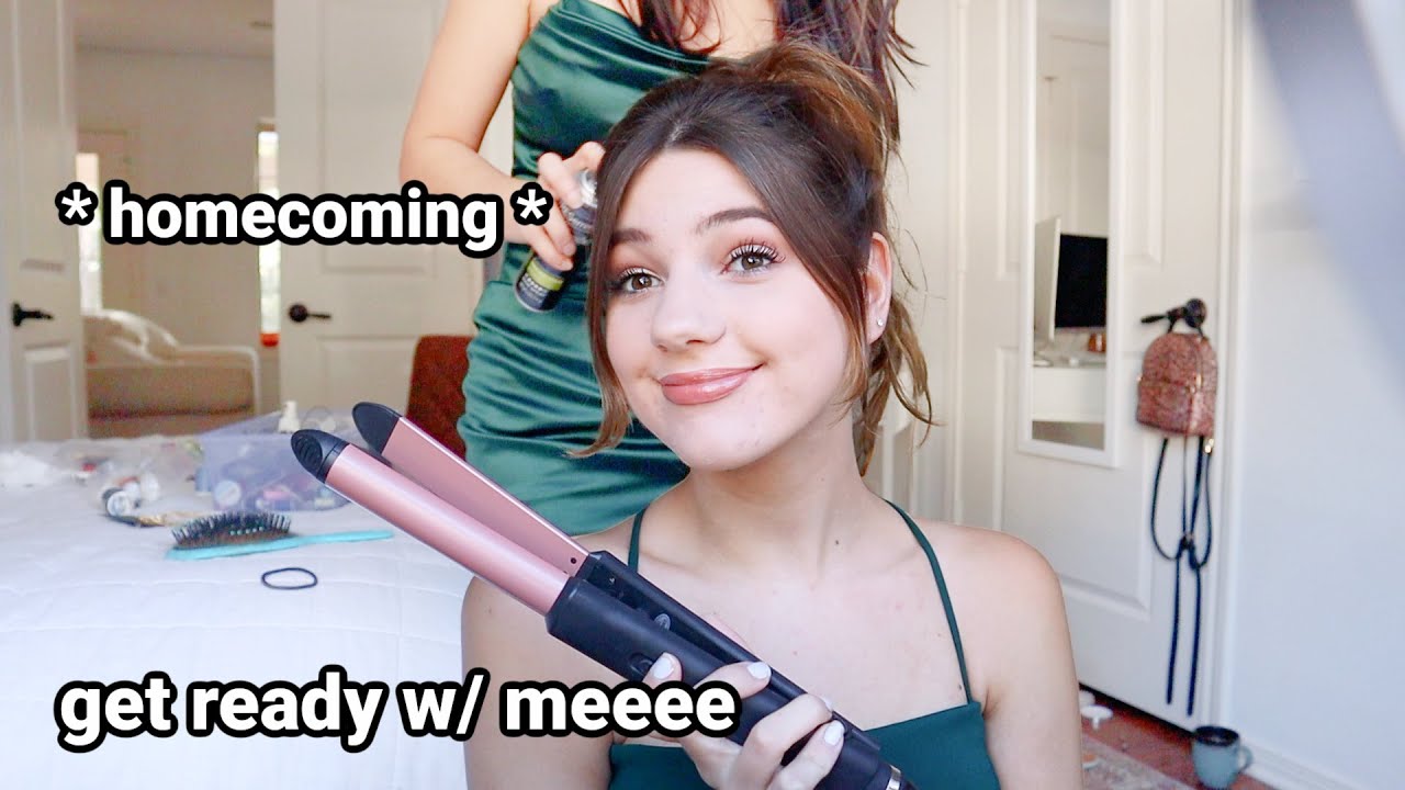 get ready w/ me for homecoming