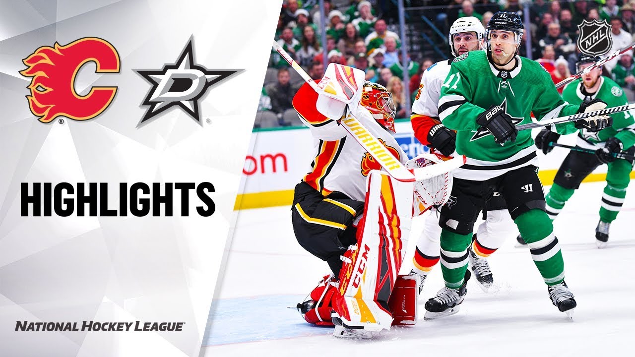 NHL Highlights | Flames @ Stars 12/22/19