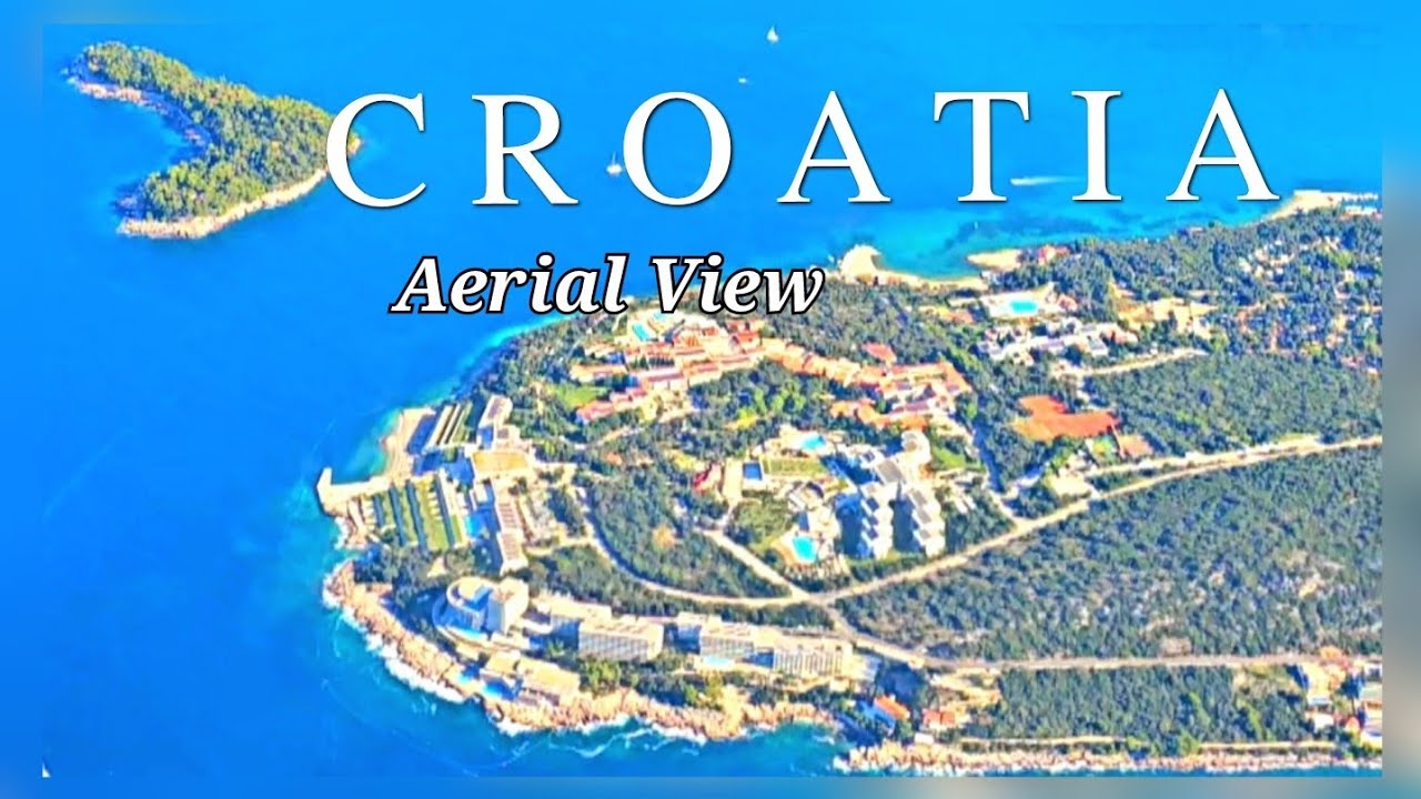 Scenic Aerial View of Croatia