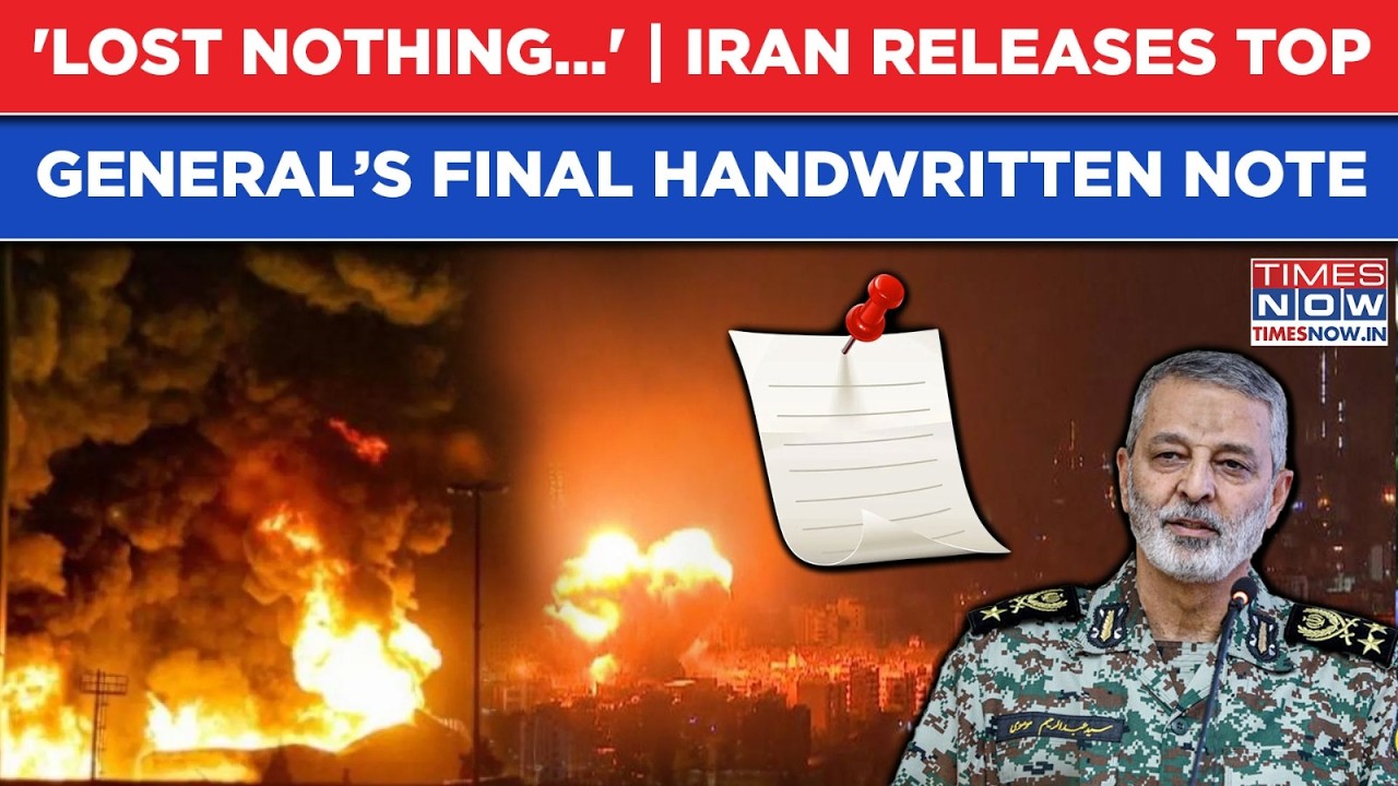 Last Words Of Iran&rsquo;s Top General Mousavi Surface After Deadly US-Israel War Strikes
