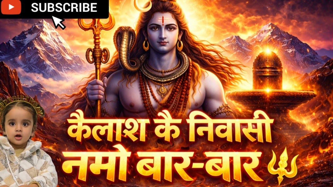 Kailash Ke Nivasi Namo Bar Bar 🔱 Shiv Bhajan | Har Har Mahadev | #bhaktisong #Mahadev Bhakti #viral 