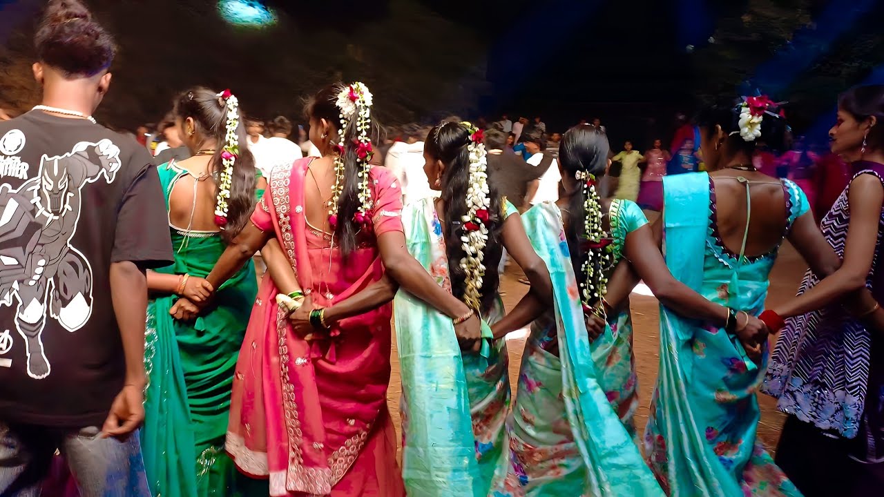 Vinu Dj Musical Party DNH 🔥 Aadiwasi Girls & Boys Dhawada Dance Marriage video 