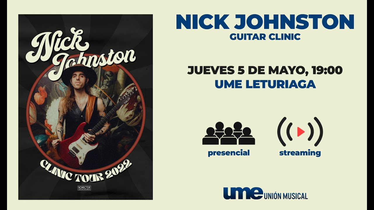 Clinic Nick Johnston en UME Leturiaga | UME Uni&oacute;n Musical