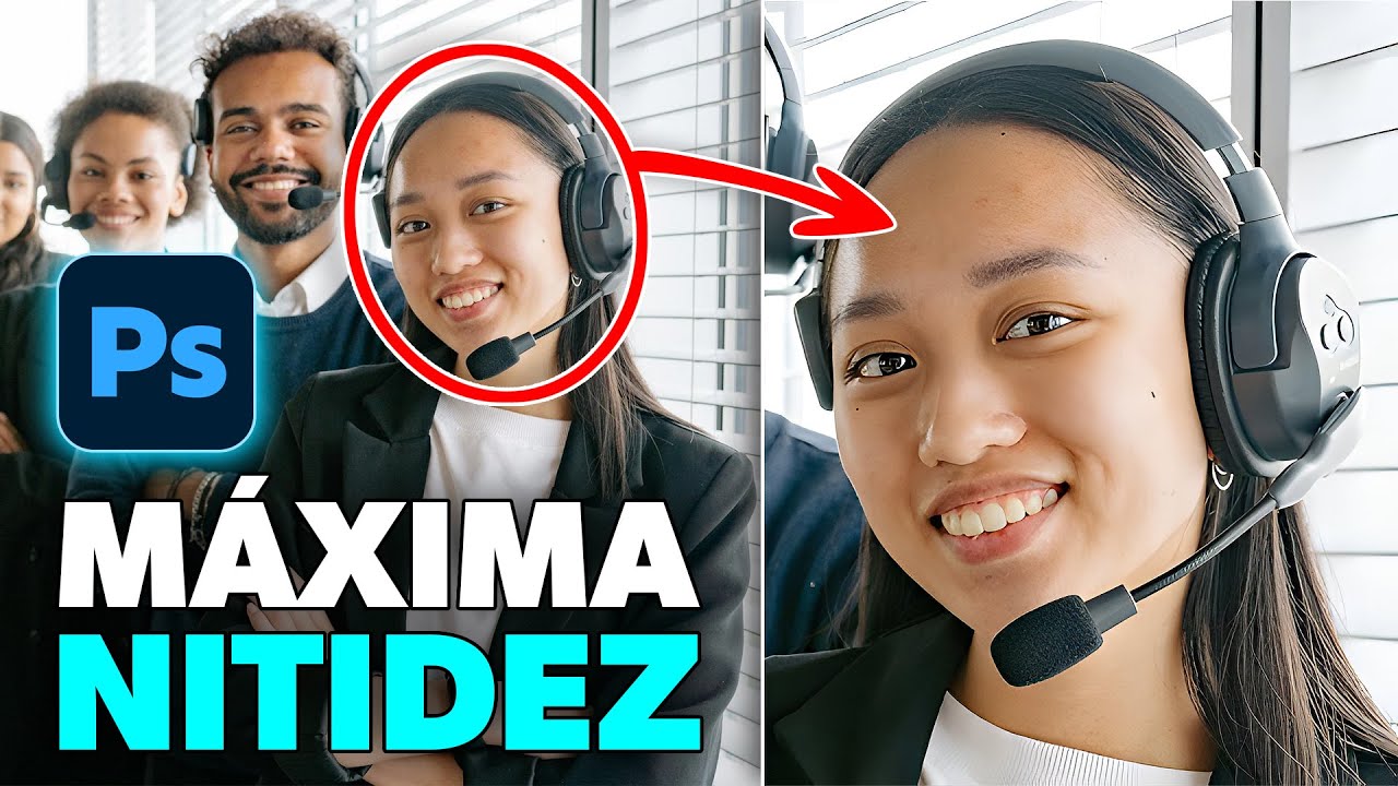 🔍 &iexcl;M&Aacute;XIMA NITIDEZ al ampliar! 2 m&eacute;todos de ENFOQUE en Photoshop 😱
