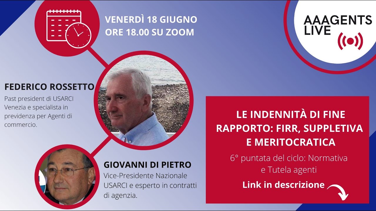 #63 - LE INDENNITA' DI FINE RAPPORTO: FIRR, SUPPLETIVA E MERITOCRATICA