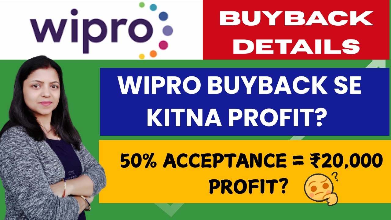 WIPRO BUYBACK STRATEGY FOR RETAIL INVESTORS | WIPRO BUYBACK FULL CALCULATION | WIPRO BUYBACK Risks