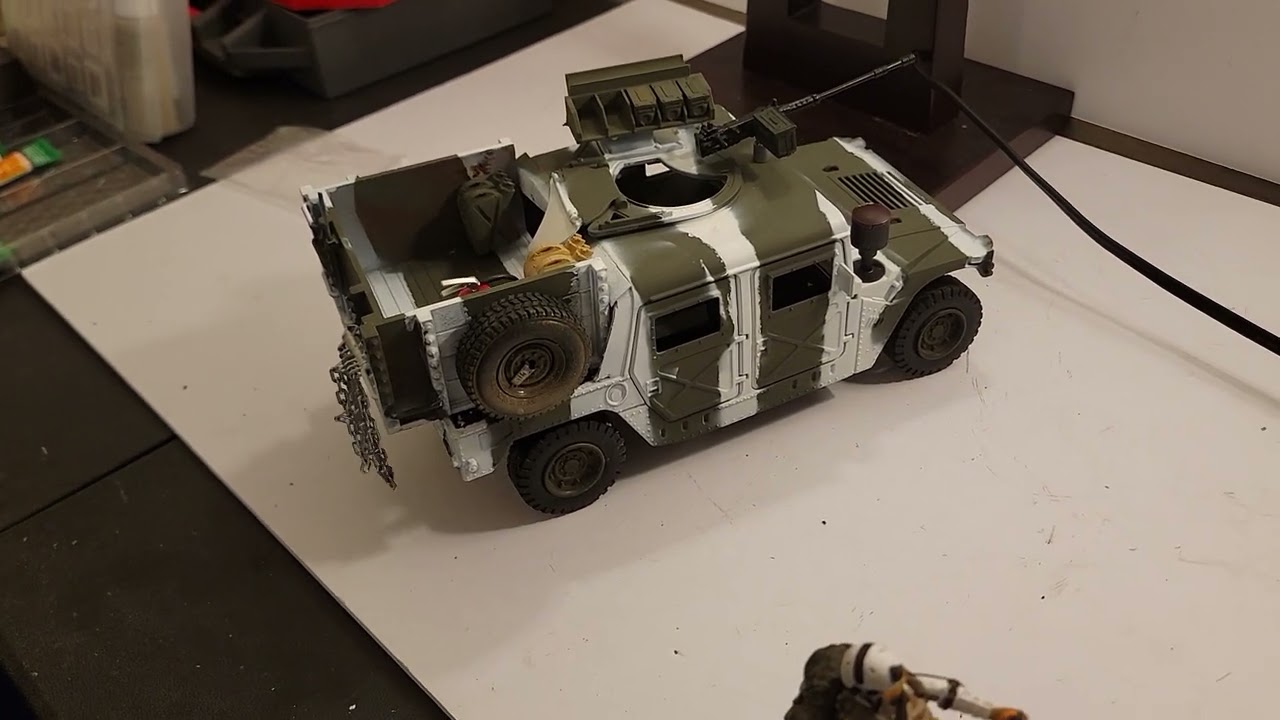 1/18 Snow Humvee GI JOE