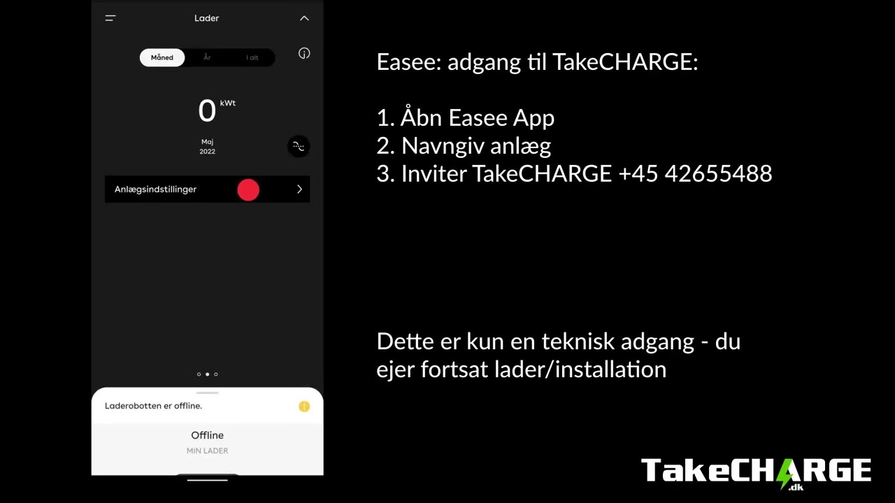 Easee: Adgang til lader