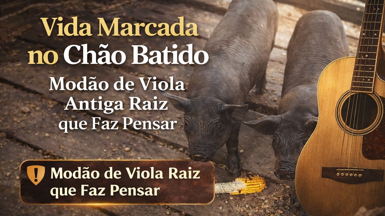 Vida Marcada no Chão Batido | Modão de Viola Antiga Raiz que Faz Pensar