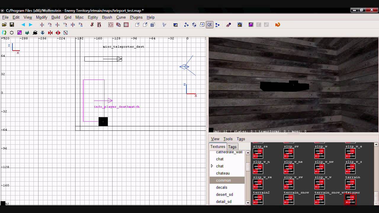 GtkRadiant 1.5.0 Tut: Making a Teleport