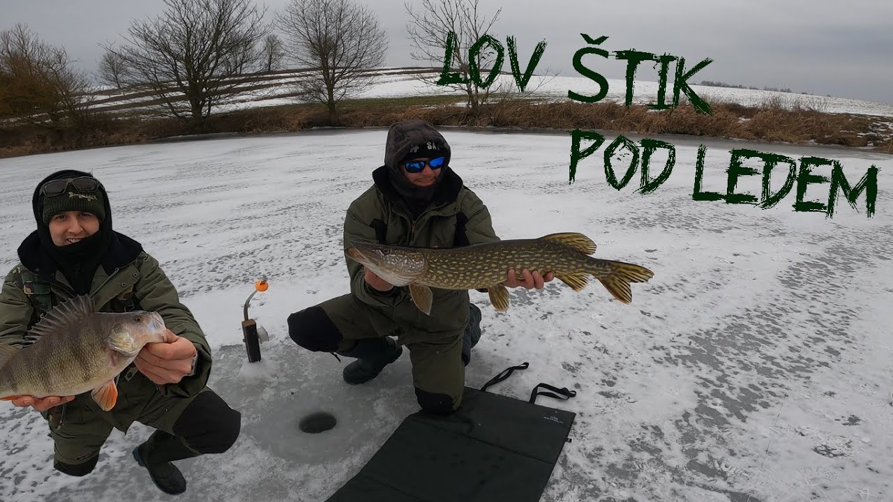 Lov štik na dírkách + podvodní záběry + ukázka vertikálu