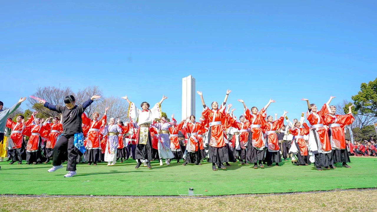 [4K] 総踊り②『ドンっとこいや！』　堺よさこいかえる祭り 2026 大仙公園会場 (前方)