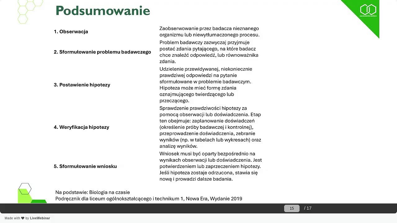 Metodyka badań biologicznych – zadania maturalne
