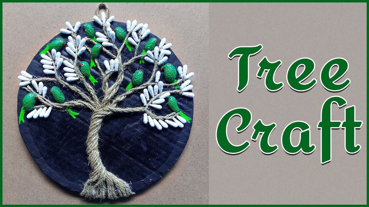 Wall Hanging Craft Ideas | Peanut Shell Craft | DIY Craft