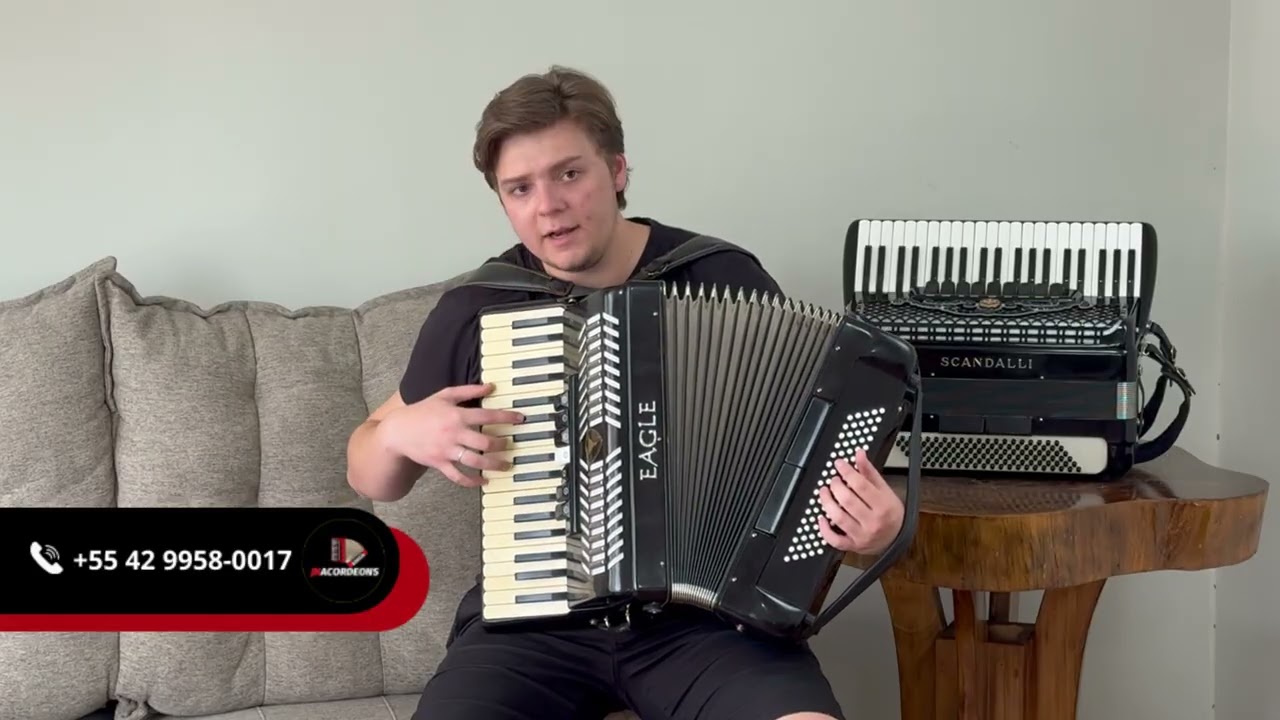 Acordeon Eagle 80 baixos