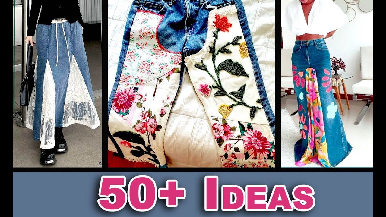 50+ Jean Upcycles and Ideas You'll Want to Try!