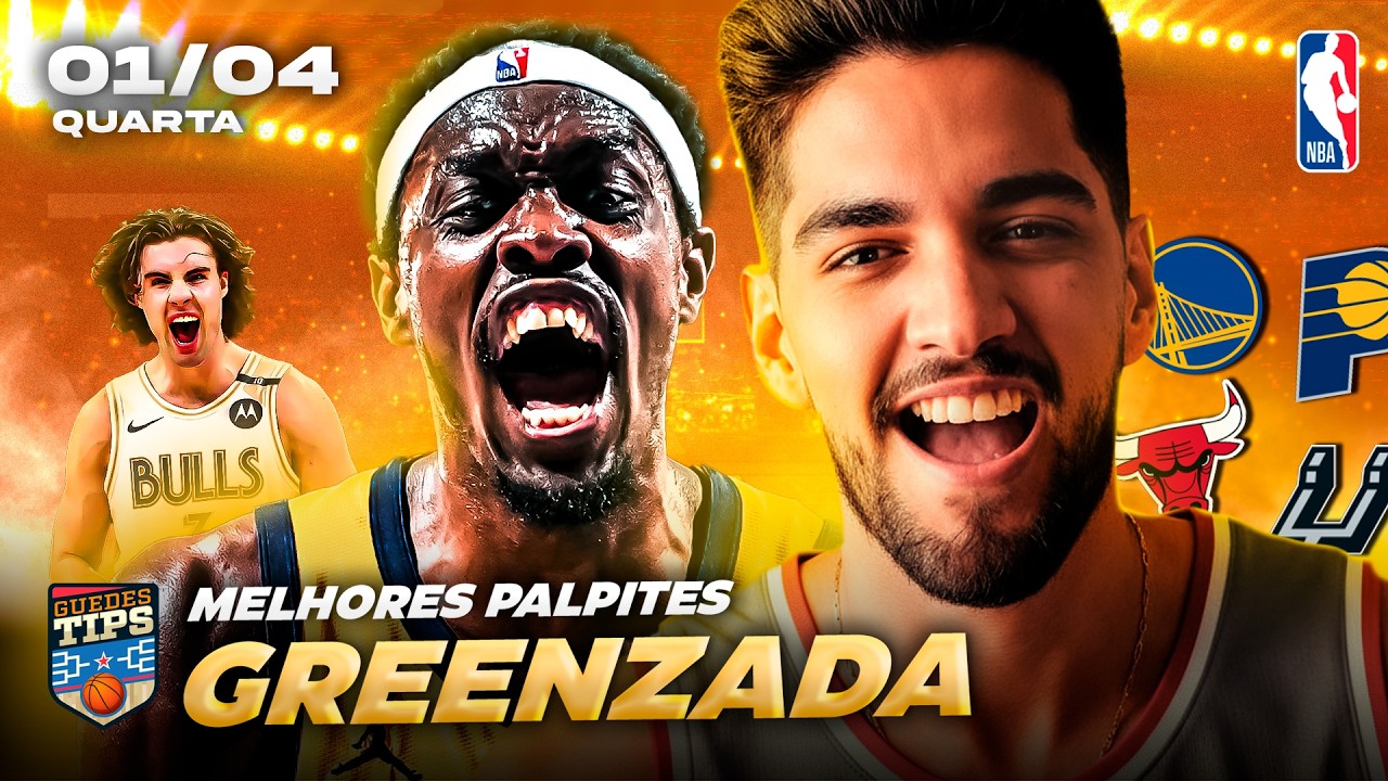 PALPITES DA NBA PARA HOJE 01 04 2026 (QUARTA-FEIRA) + BILHETE PRONTO