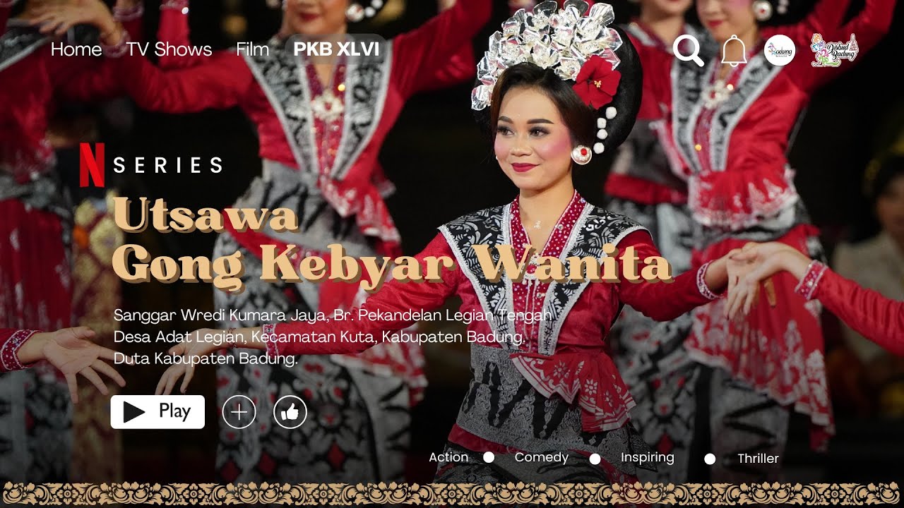 UTSAWA GONG KEBYAR WANITA DUTA KABUPATEN BADUNG | PKB XLVI 2024