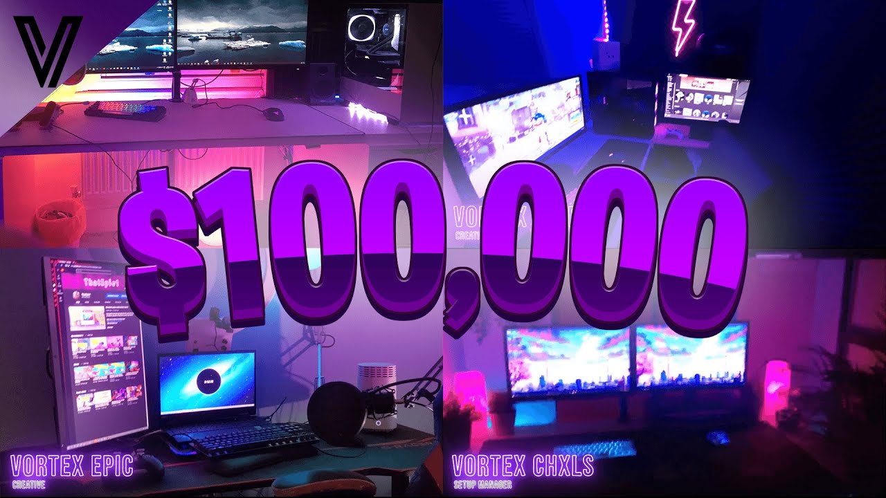 Team Vortex Gaming Setup Tours! ($100,000)