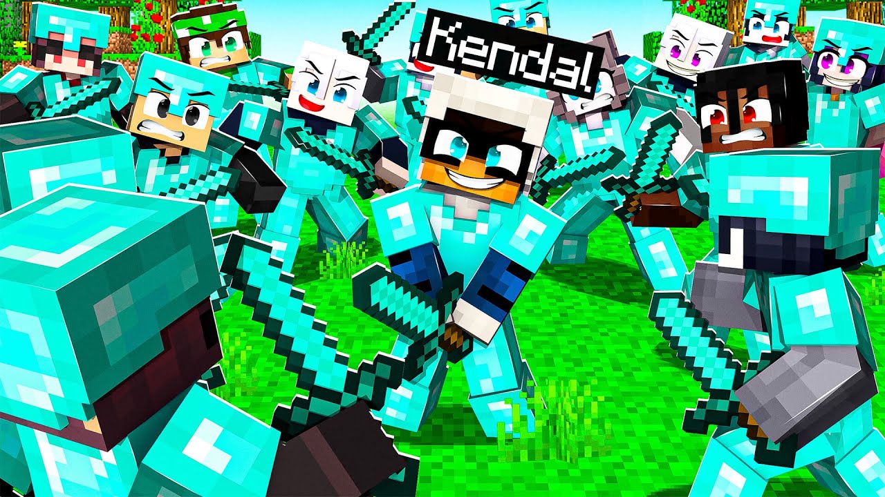 KENDAL CONTRO 100 GIOCATORI - MINECRAFT ITA