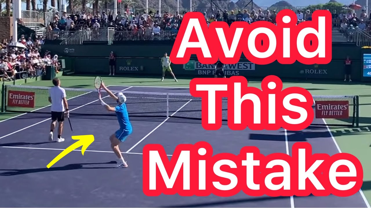 How To React To A Lob In Doubles (Pro Tennis Strategy)